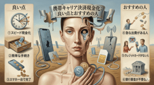 携帯キャリア決済現金化が良いのはどういう点でどういう人におすすめなのか？